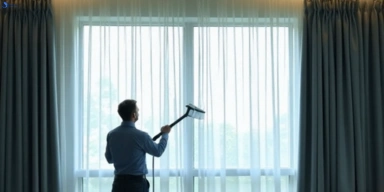 Commercial drapes cleaning service hawthorne hotels offices