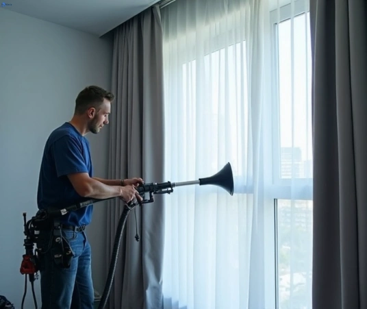 Professional drapes cleaning process tools Matty Curtain Cleaning hawthorne
