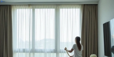 Delicate sheer drape cleaning hawthorne Matty Curtain Cleaning